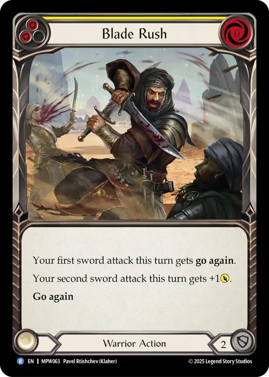 Blade Rush (Yelllow) [MPW063] (Mastery Pack Warrior)