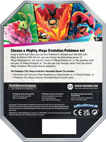 Ascended Heroes Tin [Mega Feraligatr ex]