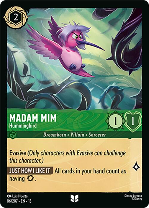 Madam Mim - Hummingbird (86/207) [Attack of the Vine!]