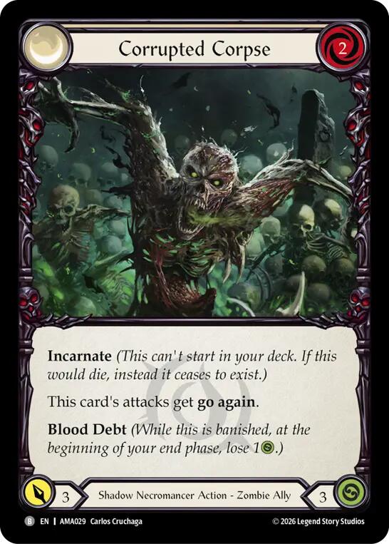 Corrupted Corpse [AMA029] (Armory Deck: Malice)