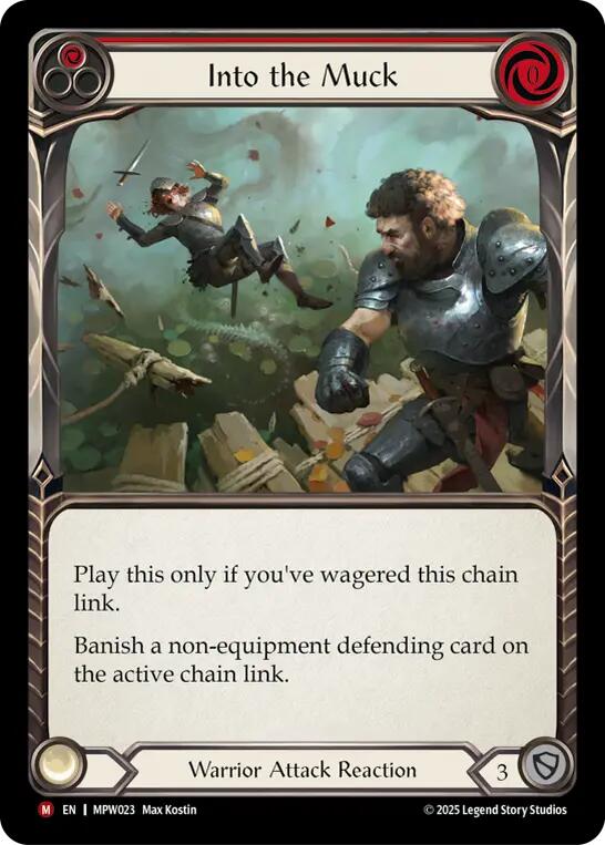 Into the Muck [MPW023] (Mastery Pack Warrior)  Rainbow Foil
