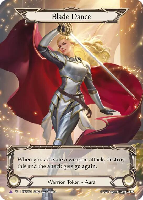 Blade Dance (Marvel) [MPW134] (Mastery Pack Warrior)  Cold Foil