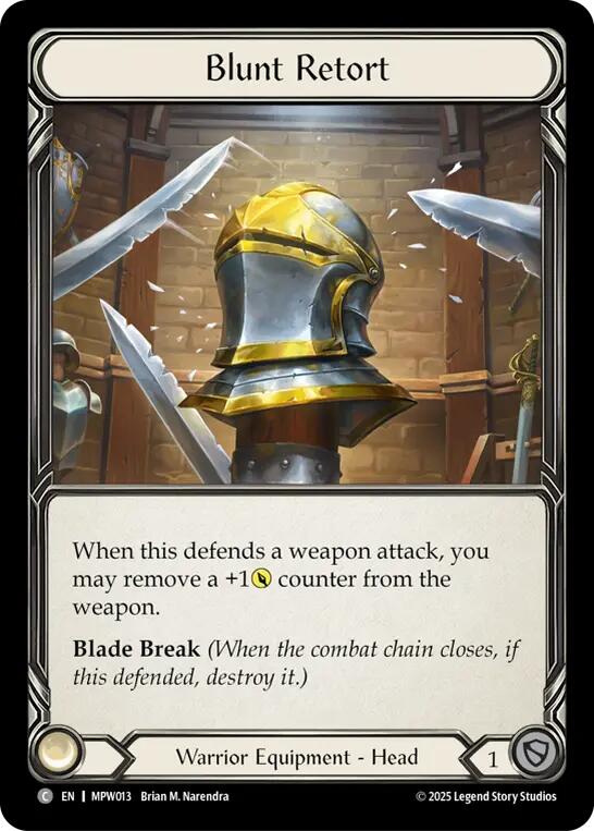 Blunt Retort [MPW013] (Mastery Pack Warrior)