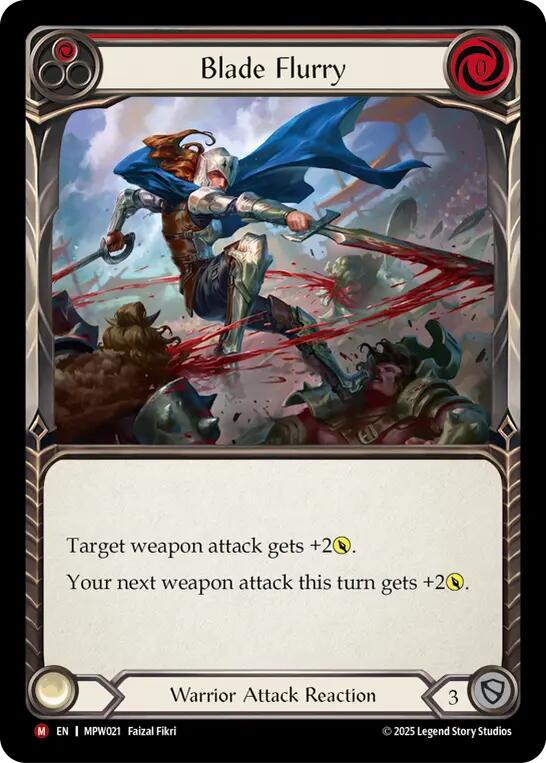 Blade Flurry (Red) [MPW021] (Mastery Pack Warrior)