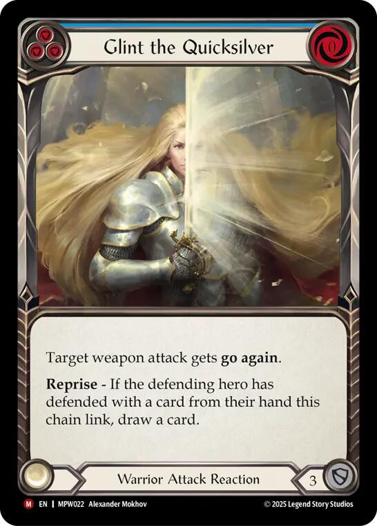 Glint the Quicksilver (Blue) [MPW022] (Mastery Pack Warrior)