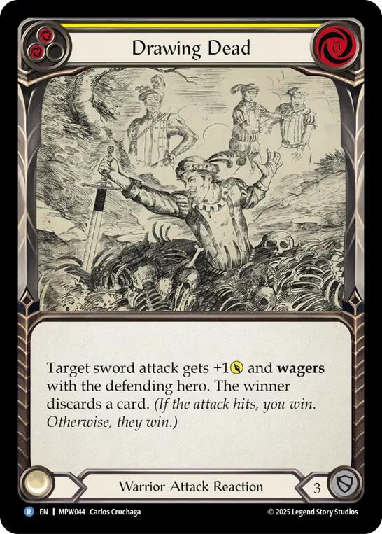 Drawing Dead (Yellow) [MPW044] (Mastery Pack Warrior)
