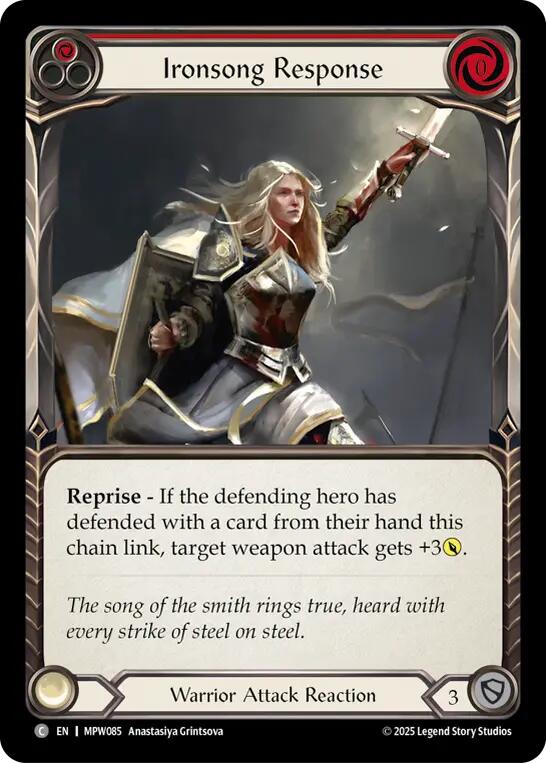 Ironsong Response (Red) [MPW085] (Mastery Pack Warrior)