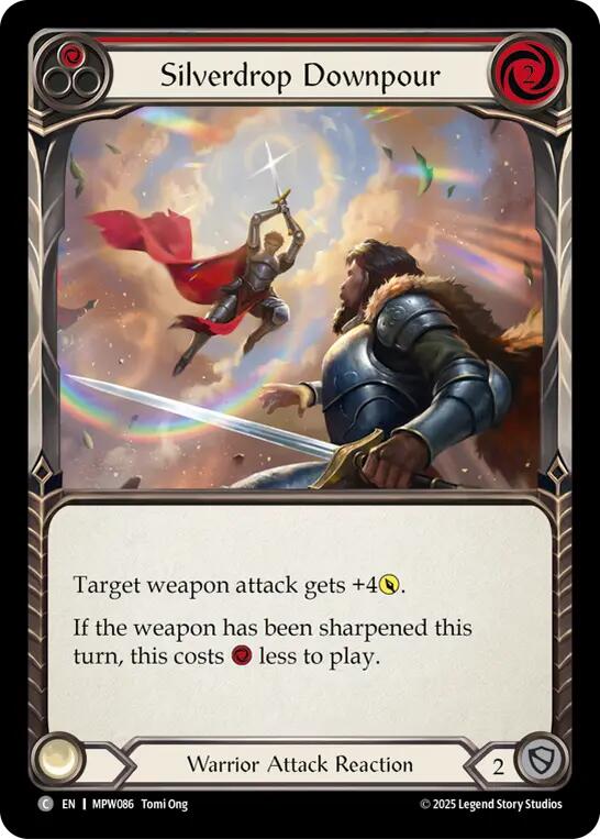Silverdrop Downpour (Red) [MPW086] (Mastery Pack Warrior)