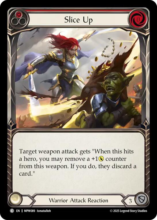 Slice Up (Red) [MPW089] (Mastery Pack Warrior)
