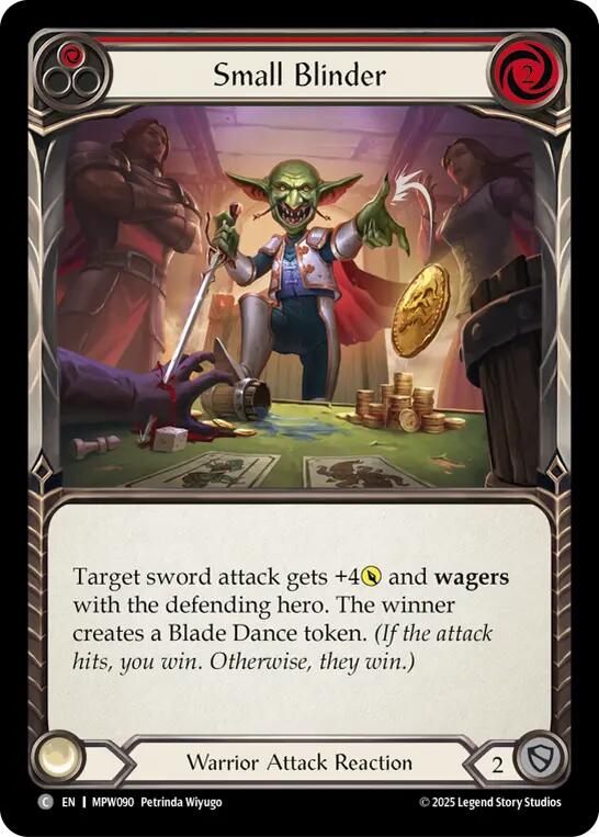 Small Blinder (Red) [MPW090] (Mastery Pack Warrior)
