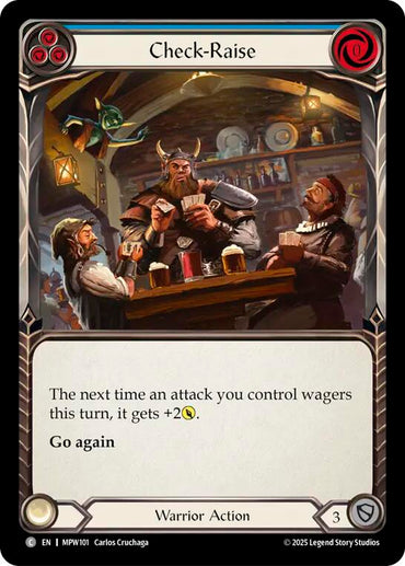 Check-Raise (Blue) [MPW101] (Mastery Pack Warrior)