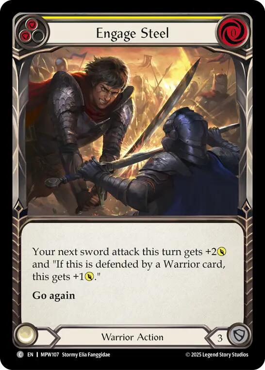 Engage Steel (Yellow) [MPW107] (Mastery Pack Warrior)
