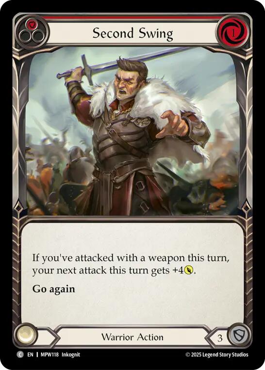 Second Swing (Red) [MPW118] (Mastery Pack Warrior)