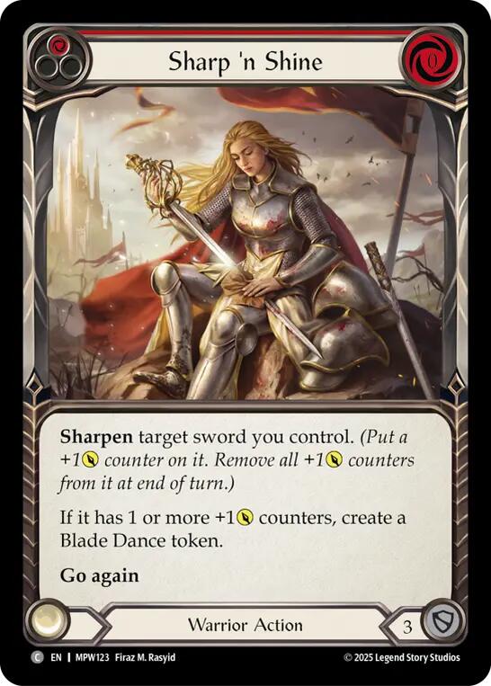 Sharp 'n Shine (Red) [MPW123] (Mastery Pack Warrior)