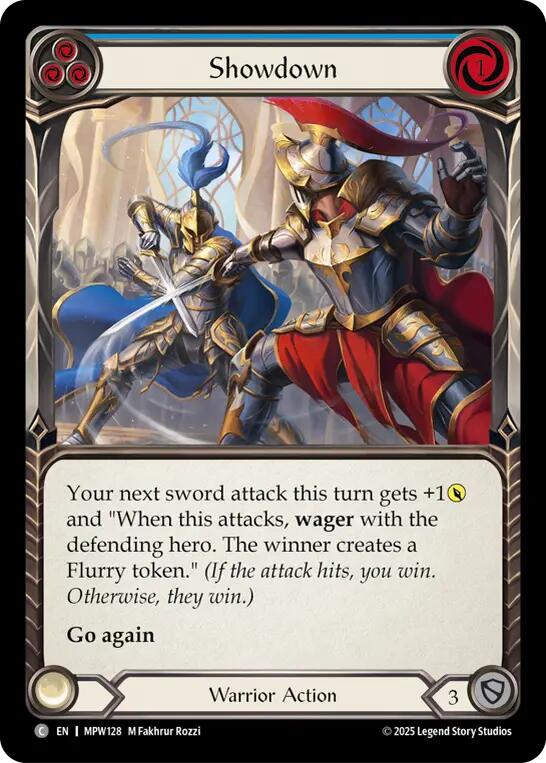 Showdown (Blue) [MPW128] (Mastery Pack Warrior)