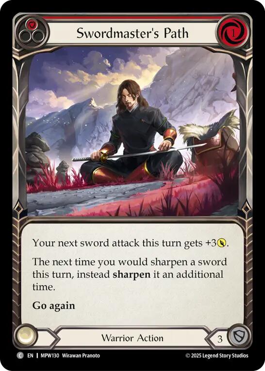 Swordmaster's Path (Red) [MPW130] (Mastery Pack Warrior)