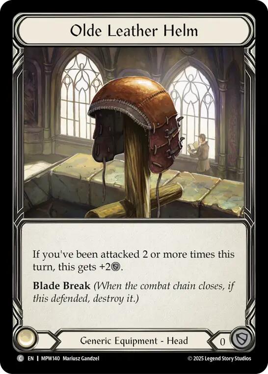 Olde Leather Helm [MPW140] (Mastery Pack Warrior)
