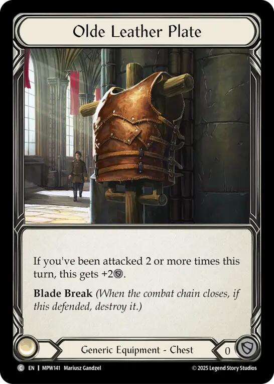 Olde Leather Plate [MPW141] (Mastery Pack Warrior)