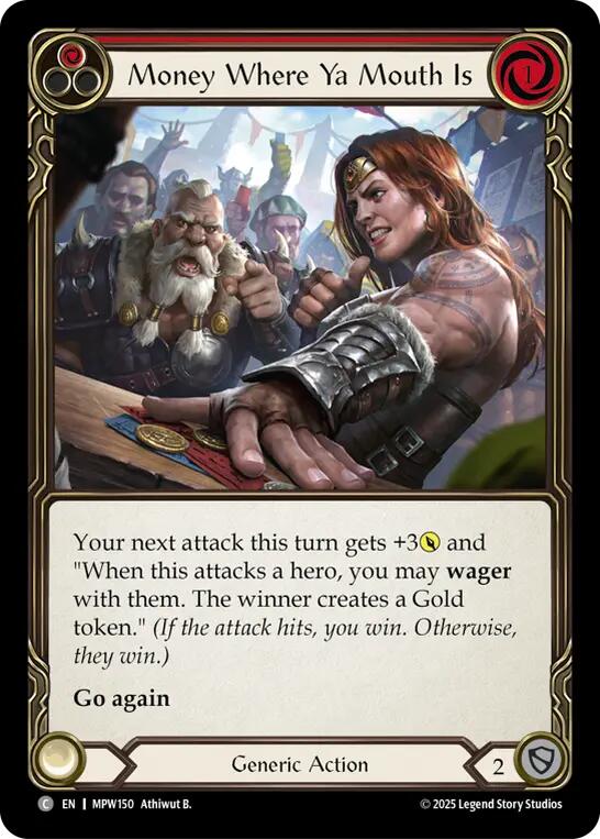 Money Where Ya Mouth Is (Red) [MPW150] (Mastery Pack Warrior)