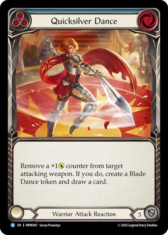 Quicksilver Dance [MPW047] (Mastery Pack Warrior)  Rainbow Foil