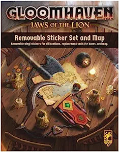 Gloomhaven: Jaws of the Lion Sticker and Maps