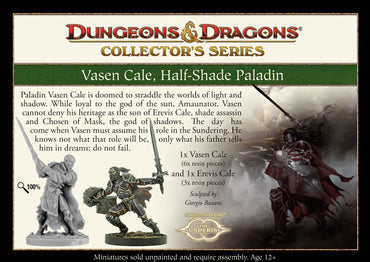 Dungeons & Dragons Collector's Series: Vasen Cale, Half-Shade Paladin (Limited Edition)