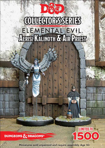 Dungeons & Dragons Collector's Series: Elemental Evil Aerisi Kalinoth & Air Priest (Limited Edition)