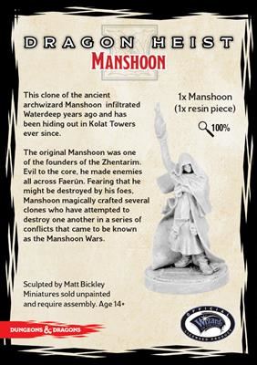 Dungeons & Dragons Collector's Series: Manshoon