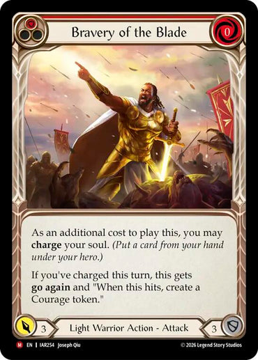 Bravery of the Blade (Red) [IAR254] (Usurp the Shadow Throne)