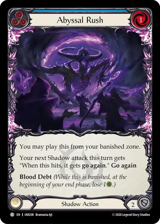 Abyssal Rush [IAR208] (Usurp the Shadow Throne)  Rainbow Foil