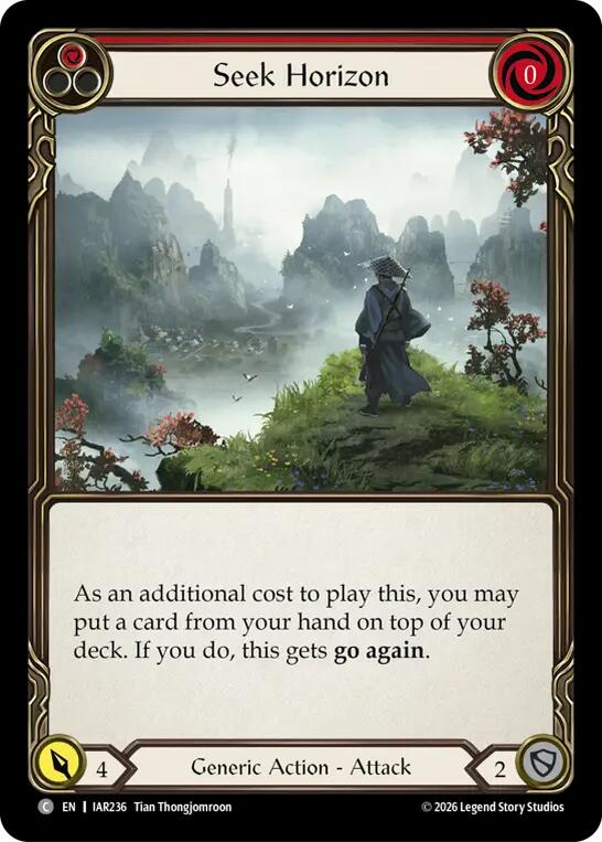 Seek Horizon (Red) [IAR236] (Usurp the Shadow Throne)