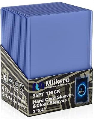 3"x4" 35PT Top Loader Collectible Card Protector Sleeves (25)