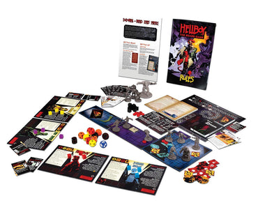 Hellboy: The Board Game (Kickstarter Exclusive Edition + Doors + Scenery + Box Full of Evil)