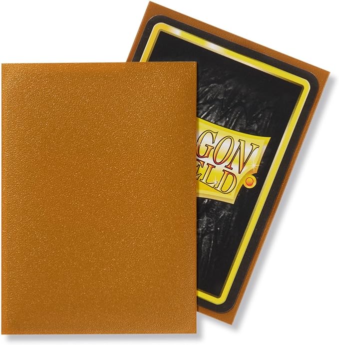 100ct Matte Sleeves - Standard Size - Gold
