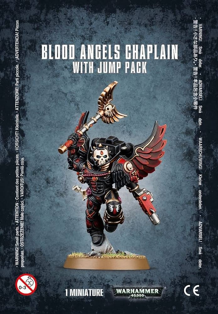 Warhammer 40,000: Blood Angels Chaplin with Jump Pack
