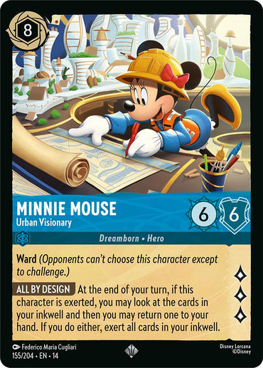 Minnie Mouse - Urban Visionary (155/204) [Hyperia City]