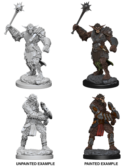 D&D NMM W01 Bugbears unpainted miniatures