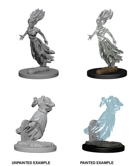 D&D NMM W01 Ghost & Banshee unpainted miniatures