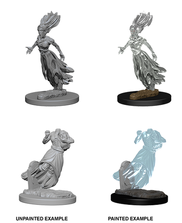 D&D NMM W01 Ghost & Banshee unpainted miniatures