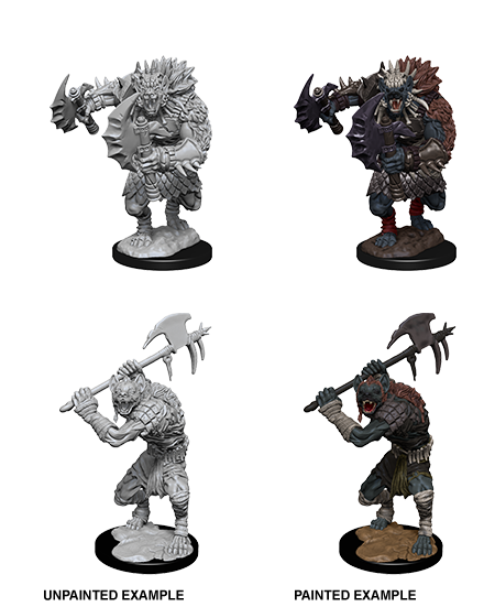 D&D NMM W01 Gnolls unpainted miniatures