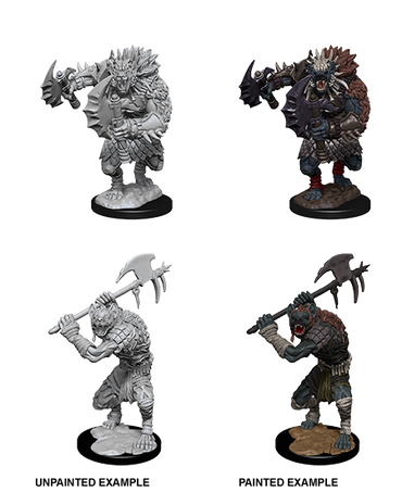 D&D NMM W01 Gnolls unpainted miniatures