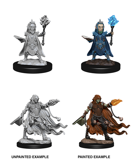 Pathfinder Deep Cuts W02 Evil Wizards unpainted miniature
