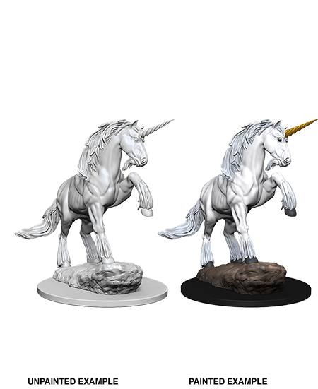 Pathfinder Deep Cuts W01 Unicorn unpainted miniature