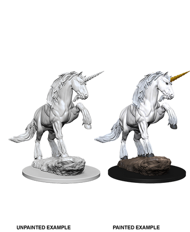 Pathfinder Deep Cuts W01 Unicorn unpainted miniature