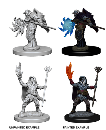 D&D NMM W02 Elf Wizard unpainted miniatures