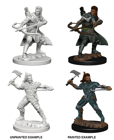 D&D NMM W01 Human Ranger unpainted miniatures