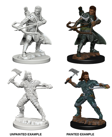 D&D NMM W01 Human Ranger unpainted miniatures