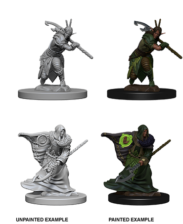 D&D NMM W02 Elf Druid unpainted miniatures