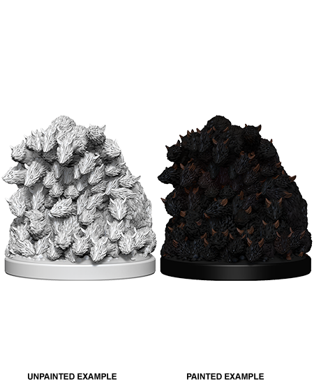 Pathfinder Deep Cuts W04 Swarm of Rats unpainted miniatures
