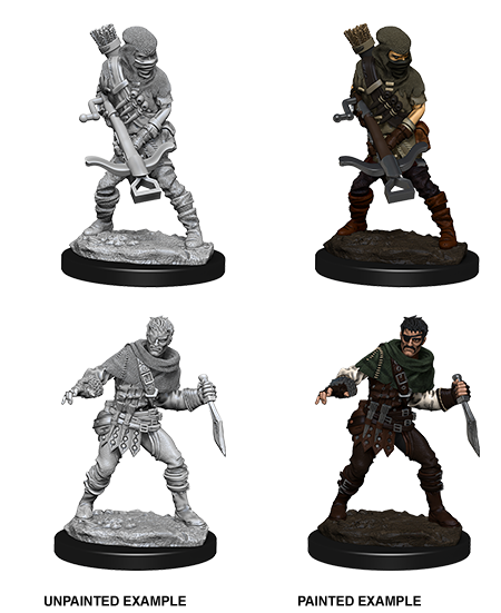 Pathfinder Deep Cuts W04 Bandits unpainted miniature